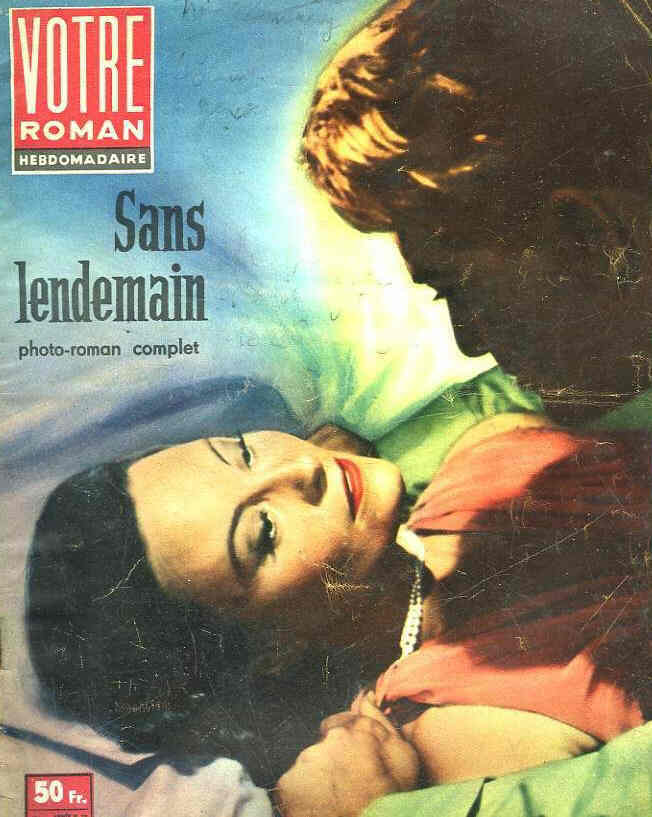 VOTRE ROMAN magazine side cover Issue 22 7 June 1958