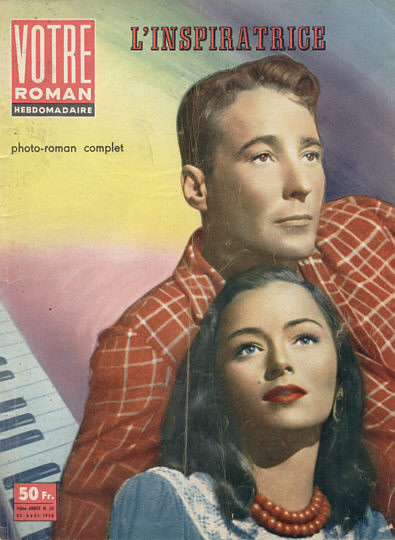 VOTRE ROMAN magazine side cover Issue 33 22 August 1958