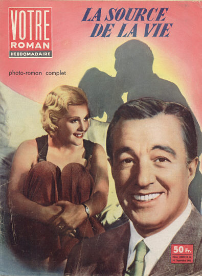 VOTRE ROMAN magazine side cover Issue 38 26 September 1958