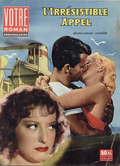 VOTRE ROMAN magazine side cover Issue 40 10 October 1958