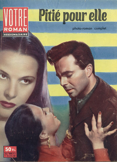 VOTRE ROMAN magazine side cover Issue 44 7 November 1958