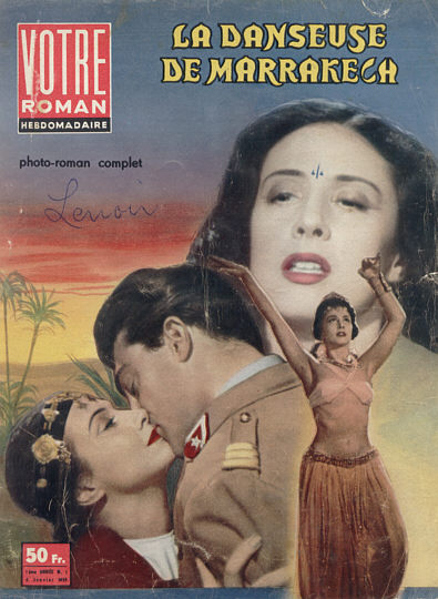 VOTRE ROMAN magazine side cover Issue 1 8 January 1959