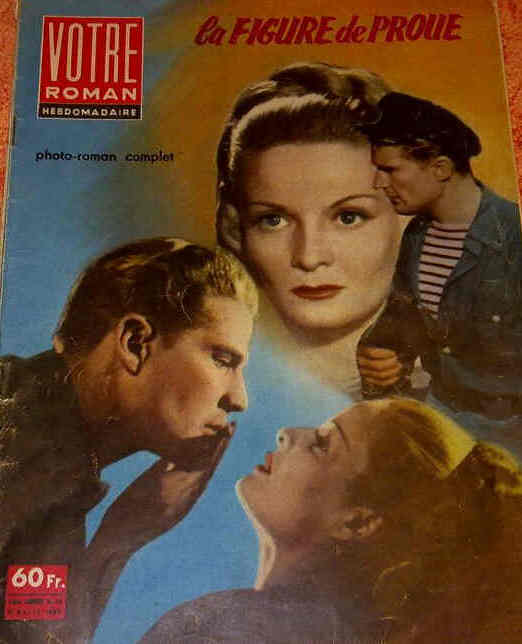 VOTRE ROMAN magazine side cover Issue 14 9 April 1959