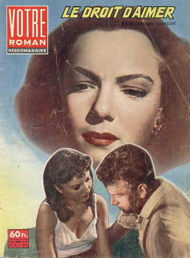 VOTRE ROMAN magazine side cover Issue 20 31 May 1959