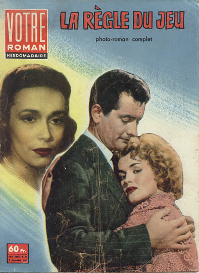 VOTRE ROMAN magazine side cover Issue 35 3 September 1959