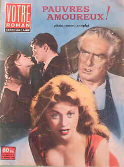 VOTRE ROMAN magazine side cover Issue 45 12 November 1959