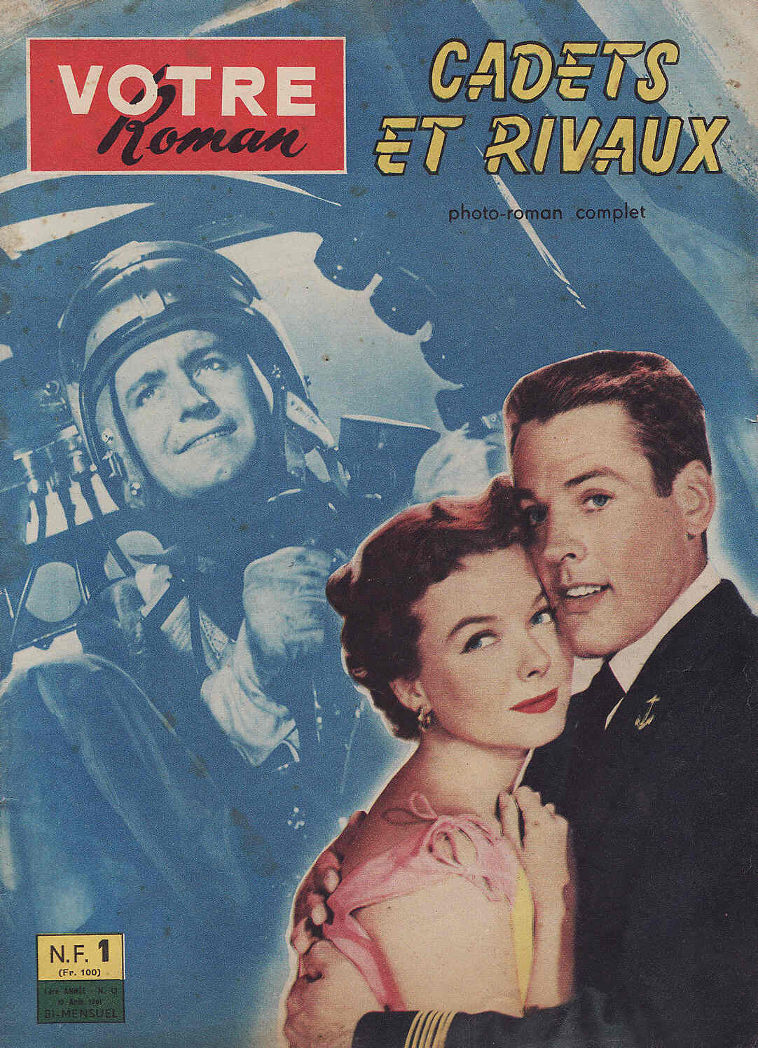 VOTRE ROMAN magazine side cover 10 August 1961