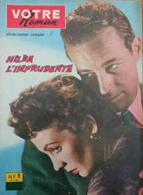 VOTRE ROMAN magazine side cover 10 November 1961