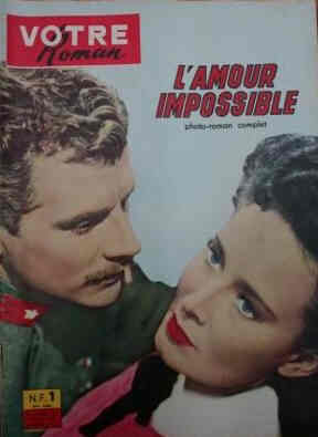 VOTRE ROMAN magazine side cover 20 February 1962