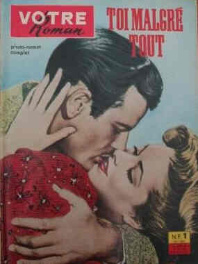 VOTRE ROMAN magazine side cover 20 April 1962