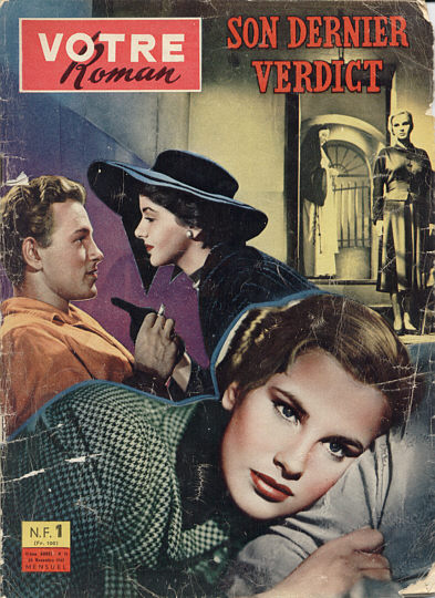 VOTRE ROMAN magazine side cover 20 November 1962