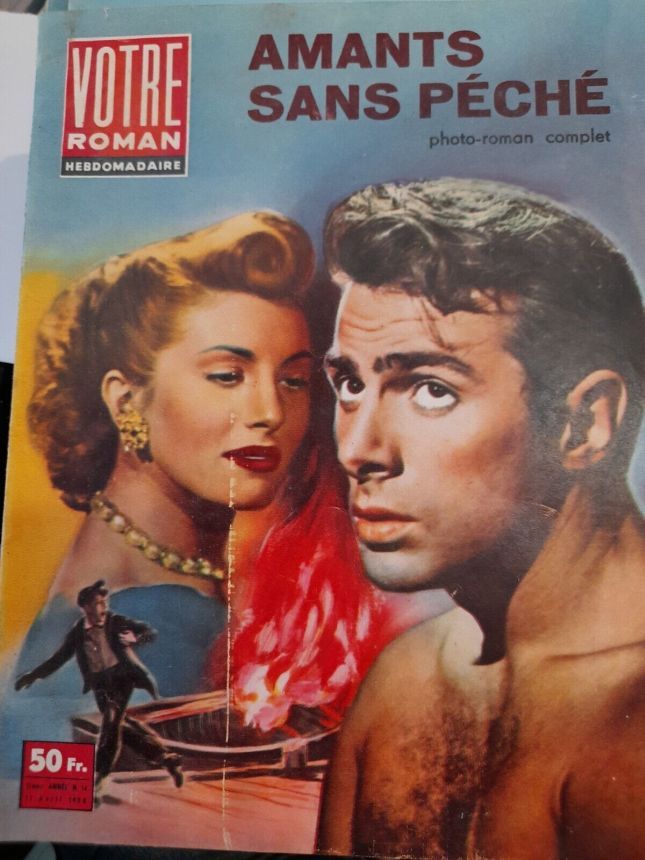 VOTRE ROMAN magazine side cover Issue 14 11 April 1958