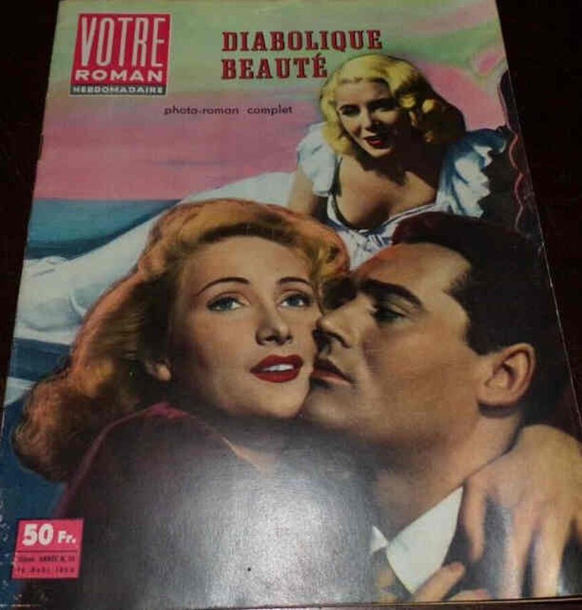 VOTRE ROMAN magazine side cover Issue 32 15 August 1958
