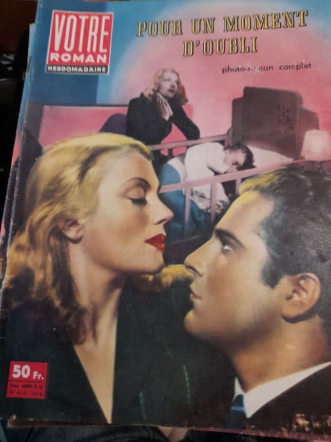 VOTRE ROMAN magazine side cover Issue 34 29 August 1958