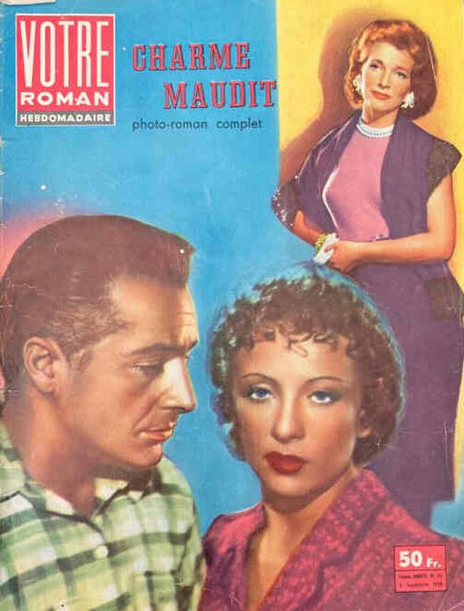 VOTRE ROMAN magazine side cover Issue 35 5 September 1958