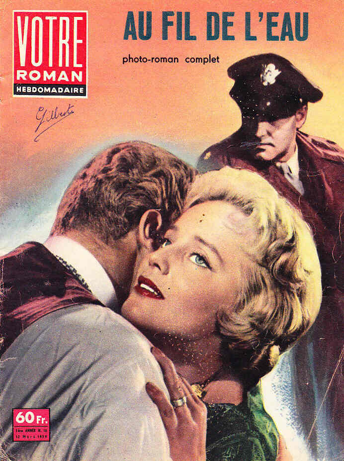 VOTRE ROMAN magazine side cover Issue 10 12 March 1959