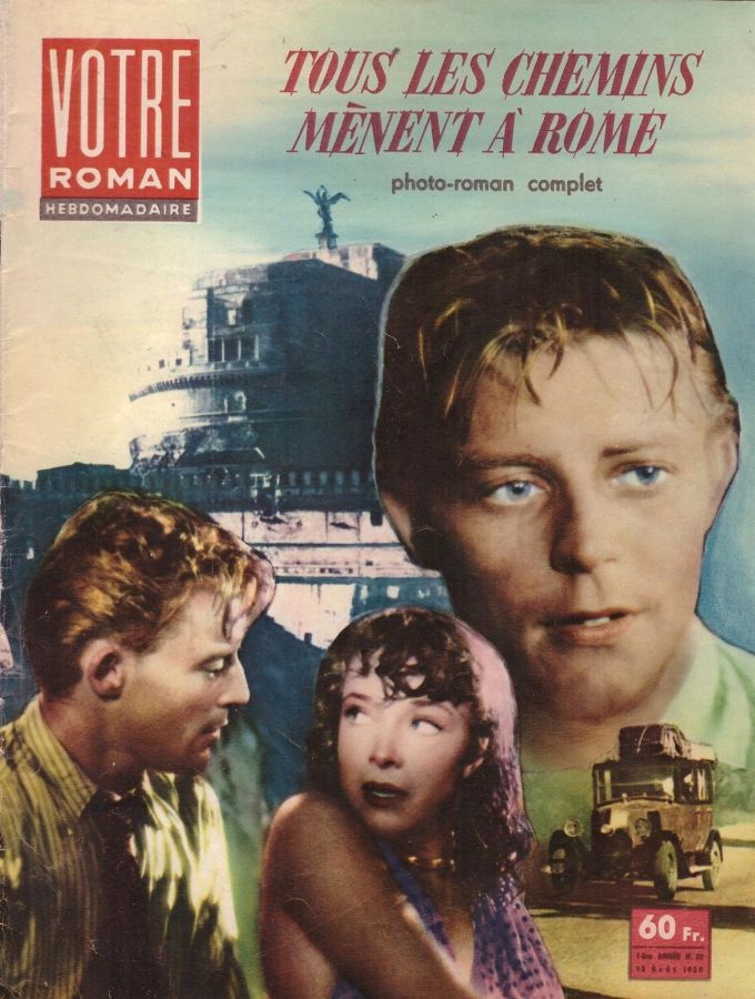 VOTRE ROMAN magazine side cover Issue 32 13 August 1959