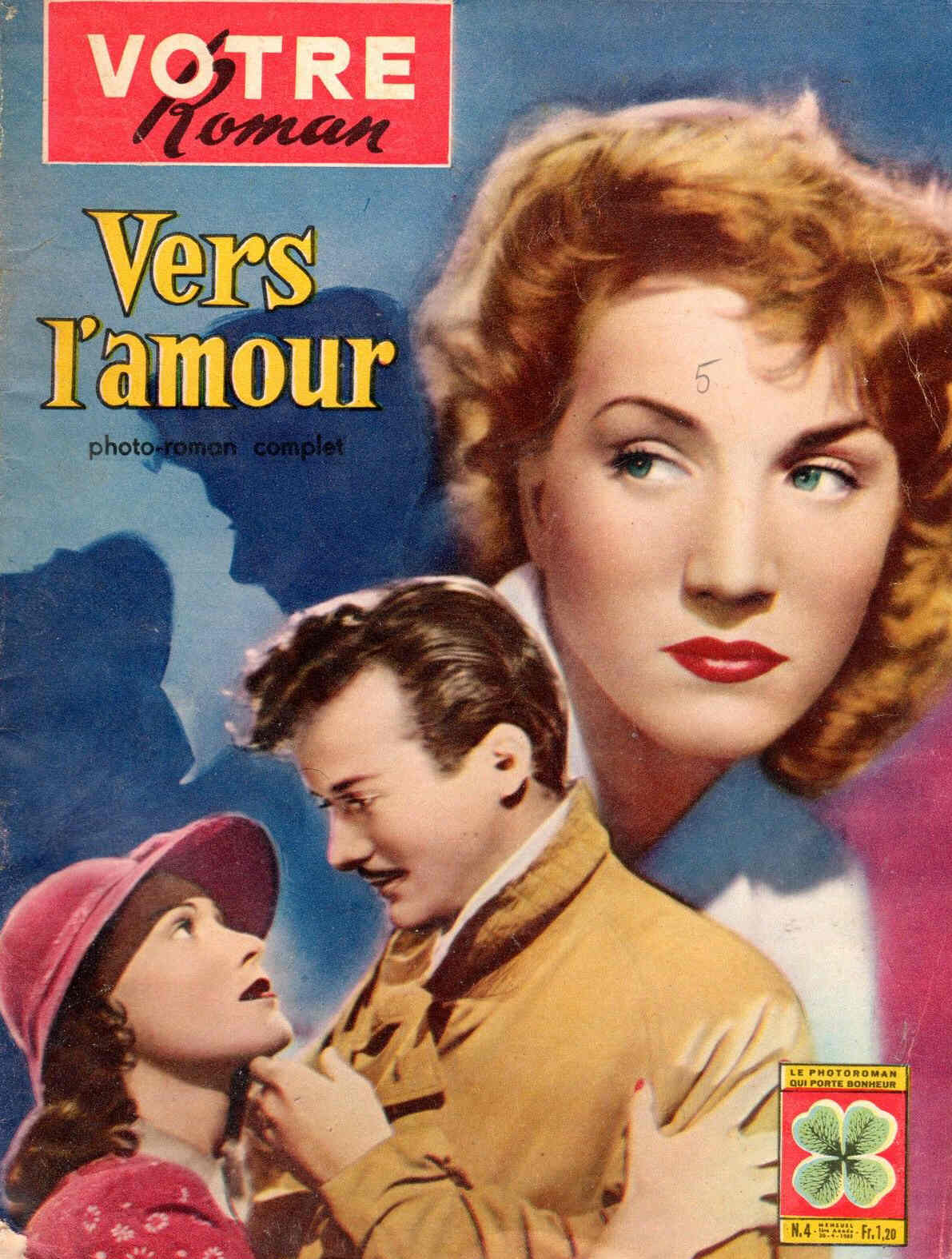 VOTRE ROMAN magazine side cover Issue 4 30 April 1963
