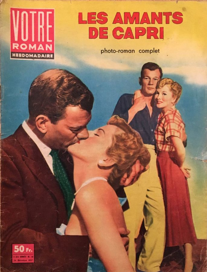 VOTRE ROMAN magazine side cover Issue 41 26 December 1957