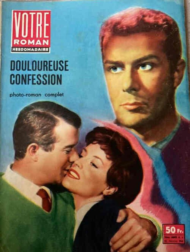 VOTRE ROMAN magazine side cover Issue 2 16 January 1958