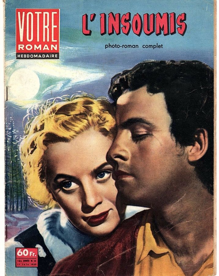 VOTRE ROMAN magazine side cover Issue 23 11 June 1959