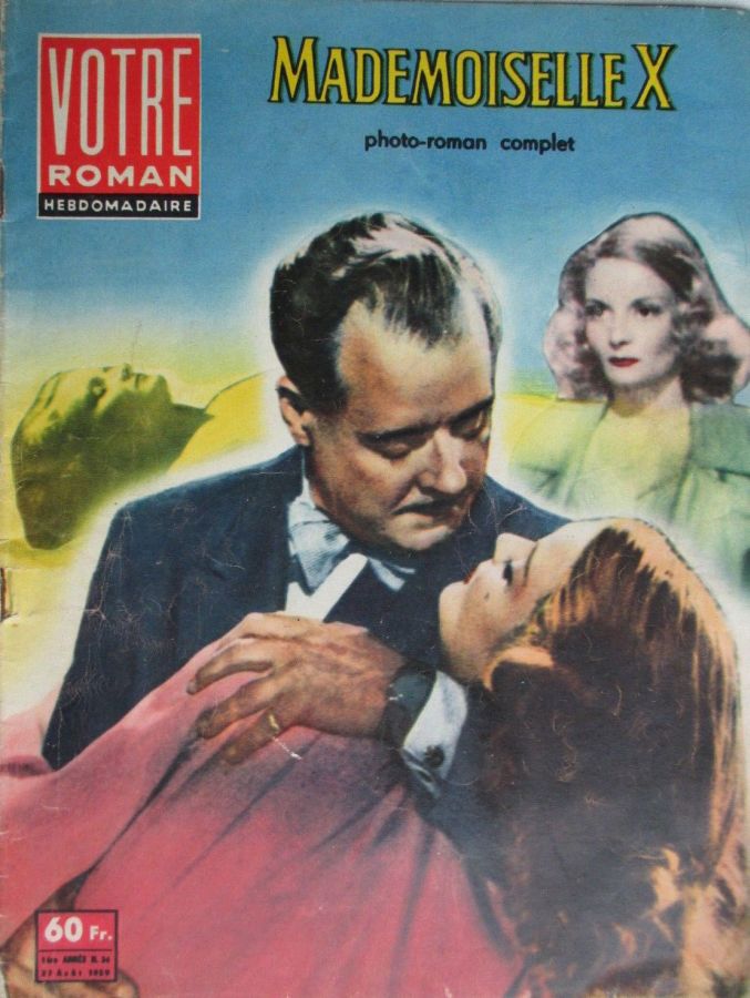 VOTRE ROMAN magazine side cover Issue 34 27 August 1959