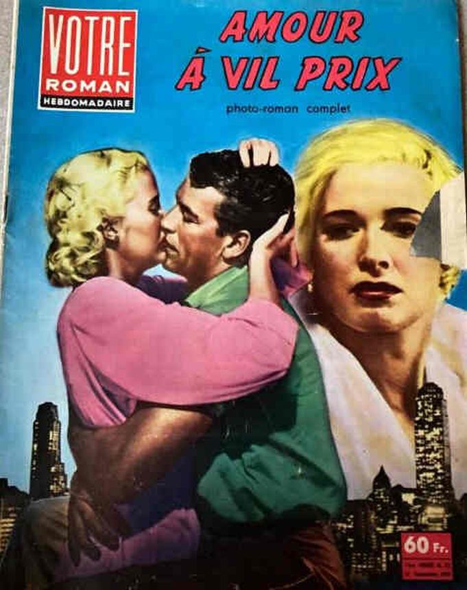 VOTRE ROMAN magazine side cover Issue 37 17 September 1959