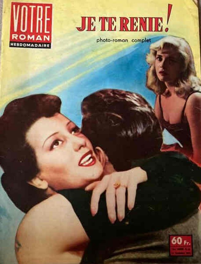 VOTRE ROMAN magazine side cover Issue 38 24 September 1959