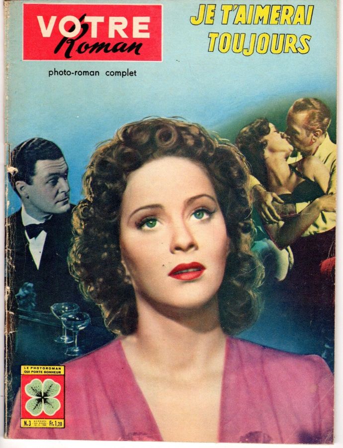 VOTRE ROMAN magazine side cover Issue 3 20 March 1963