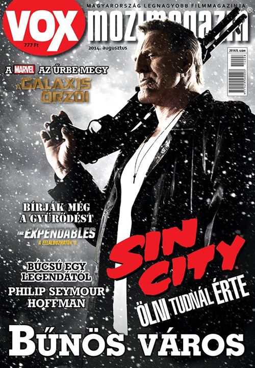 VOX (HU) magazine side cover Issue 208 August 2014