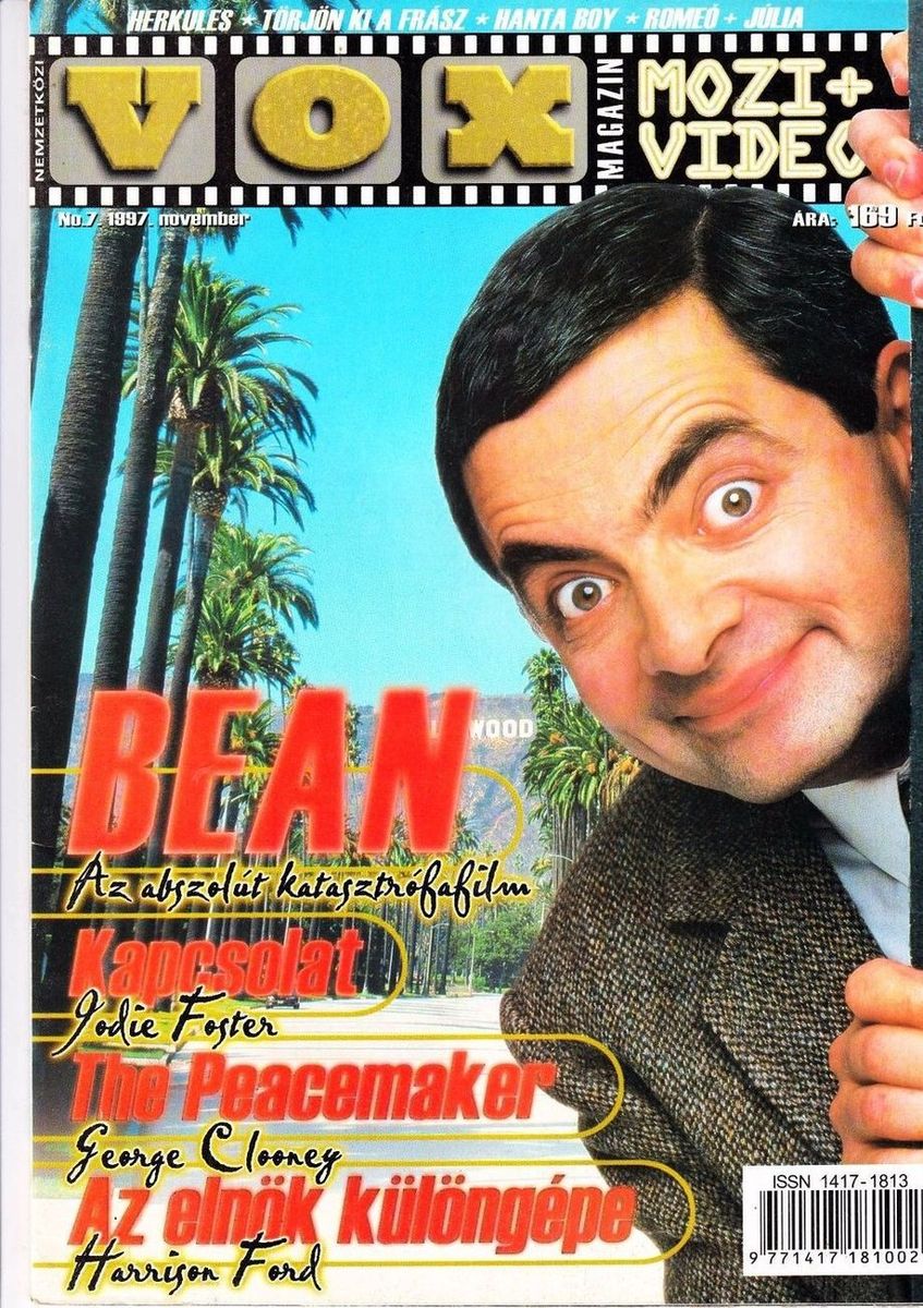 VOX (HU) magazine side cover Issue 7 November 1997