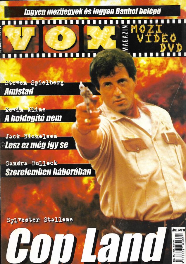 VOX (HU) magazine side cover Issue 11 March 1998