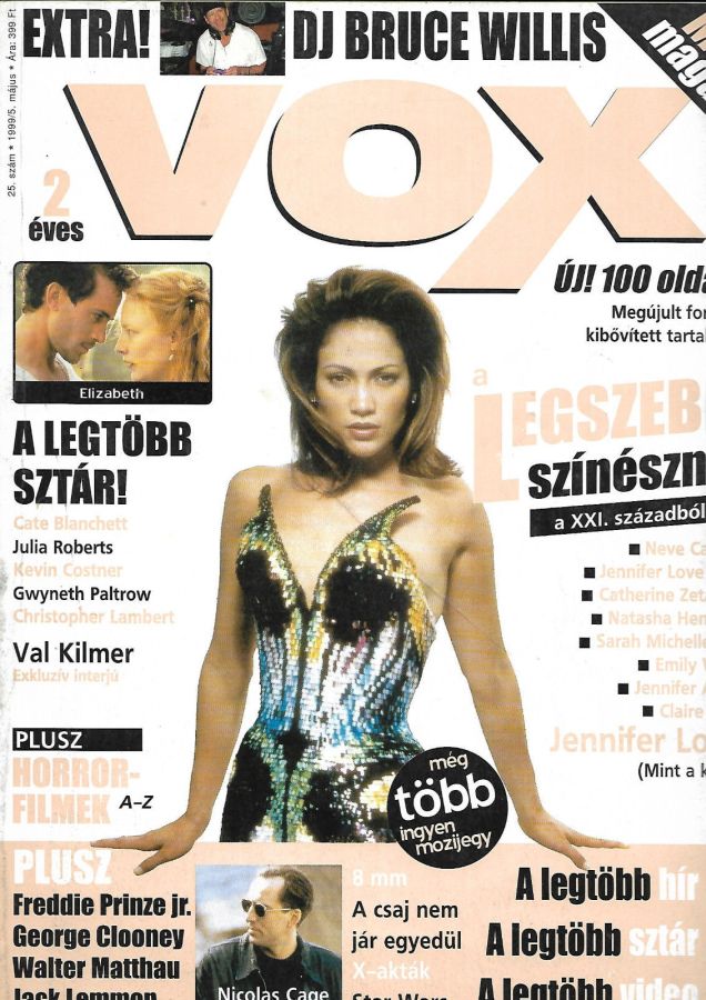 VOX (HU) magazine side cover Issue 25 May 1999