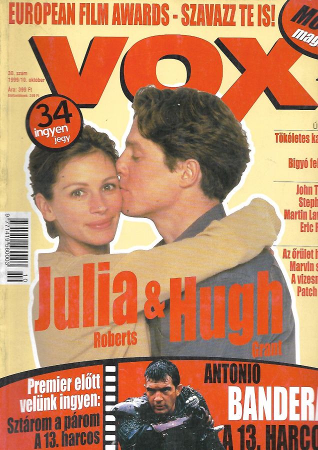 VOX (HU) magazine side cover Issue 30 October 1999