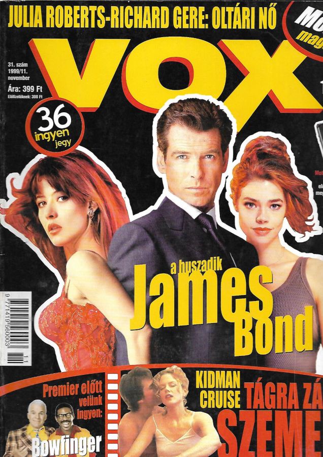 VOX (HU) magazine side cover Issue 31 November 1999
