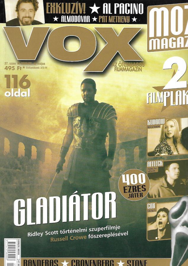 VOX (HU) magazine side cover Issue 37 May 2000