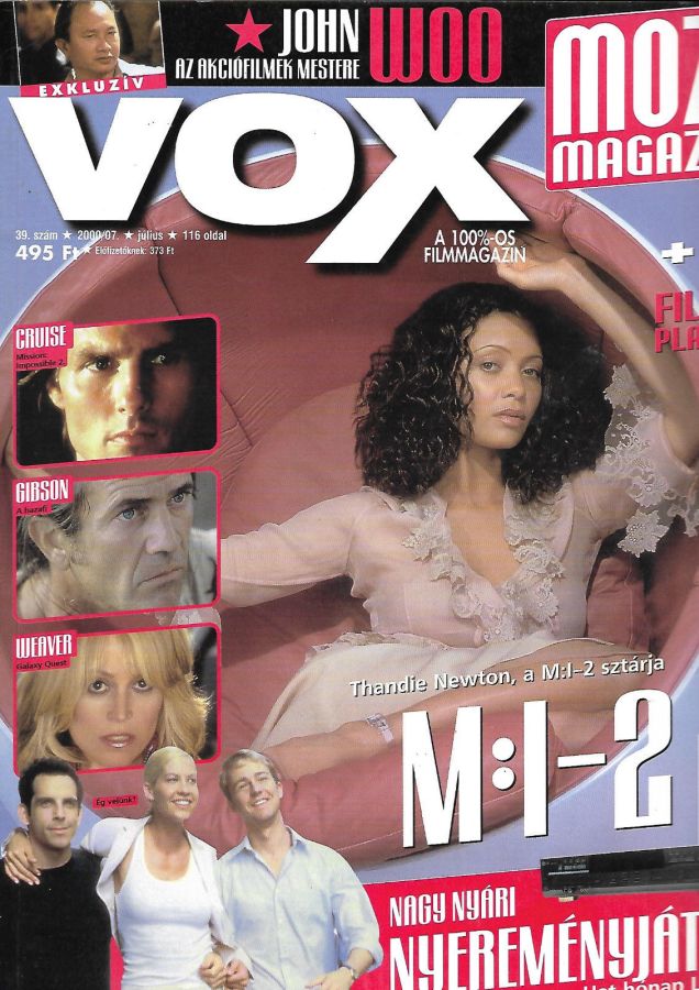 VOX (HU) magazine side cover Issue 39 July 2000