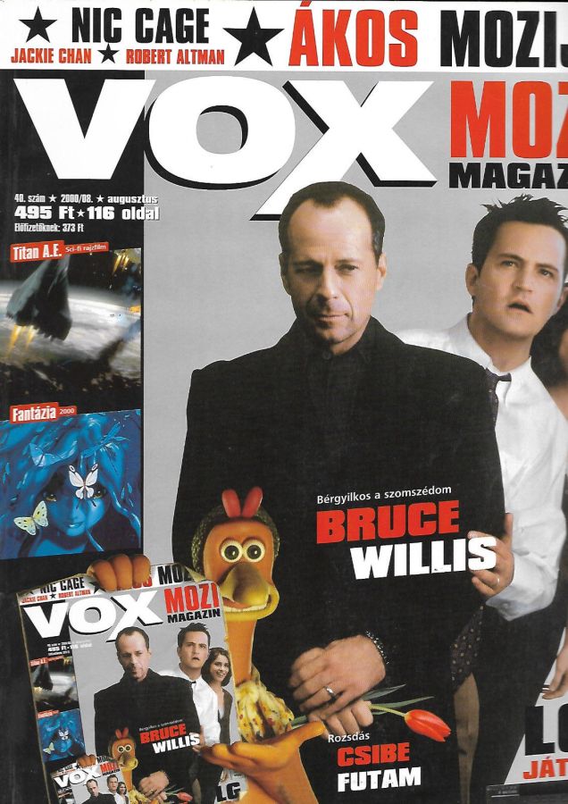 VOX (HU) magazine side cover Issue 40 August 2000
