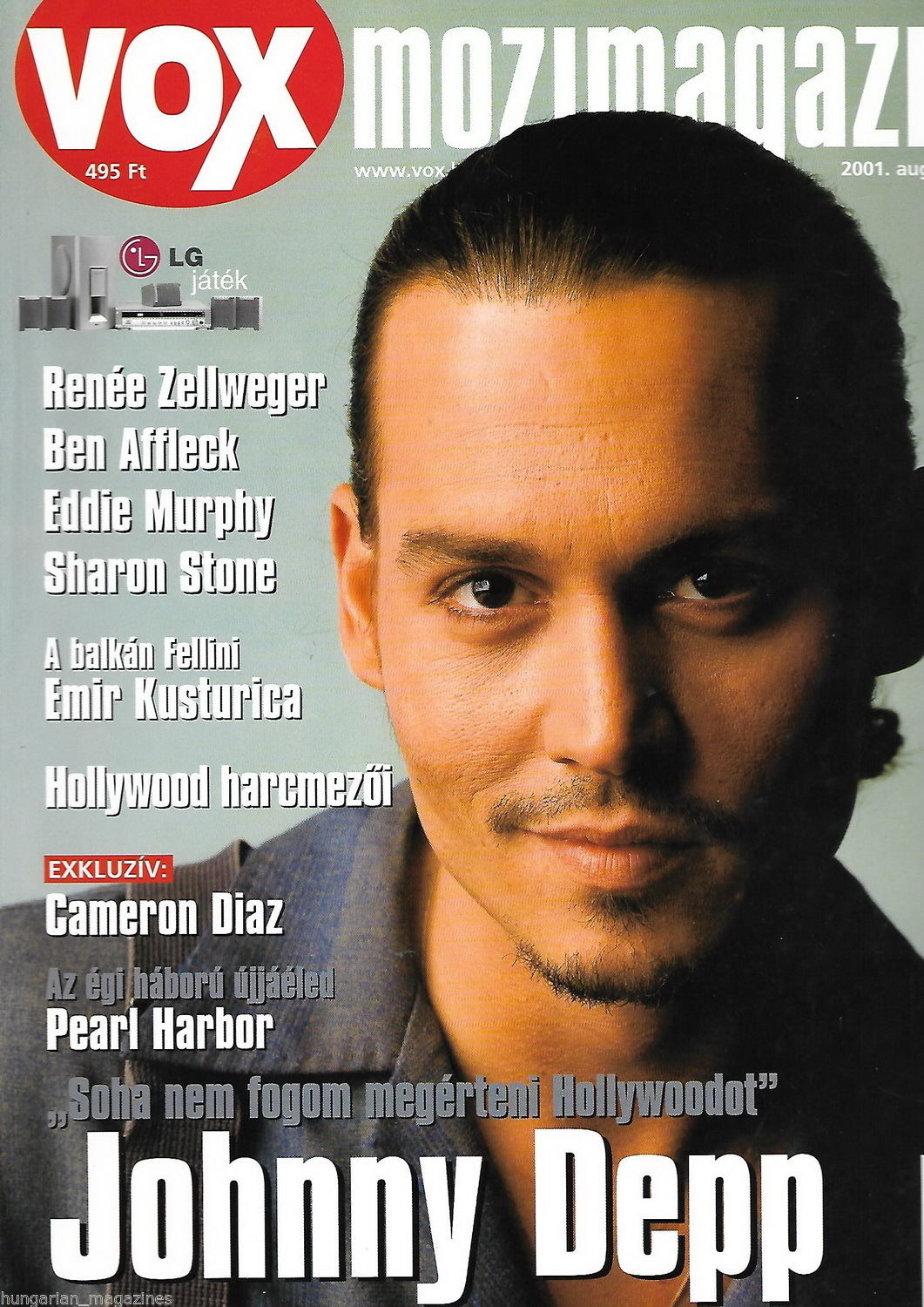 VOX (HU) magazine side cover Issue 52 August 2001