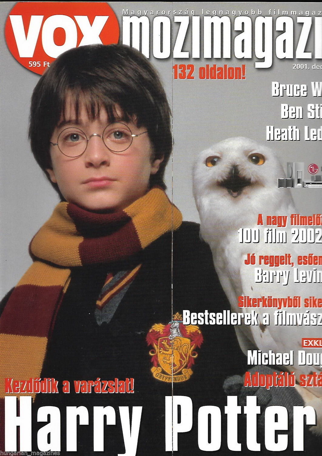 VOX (HU) magazine side cover Issue 56 December 2001