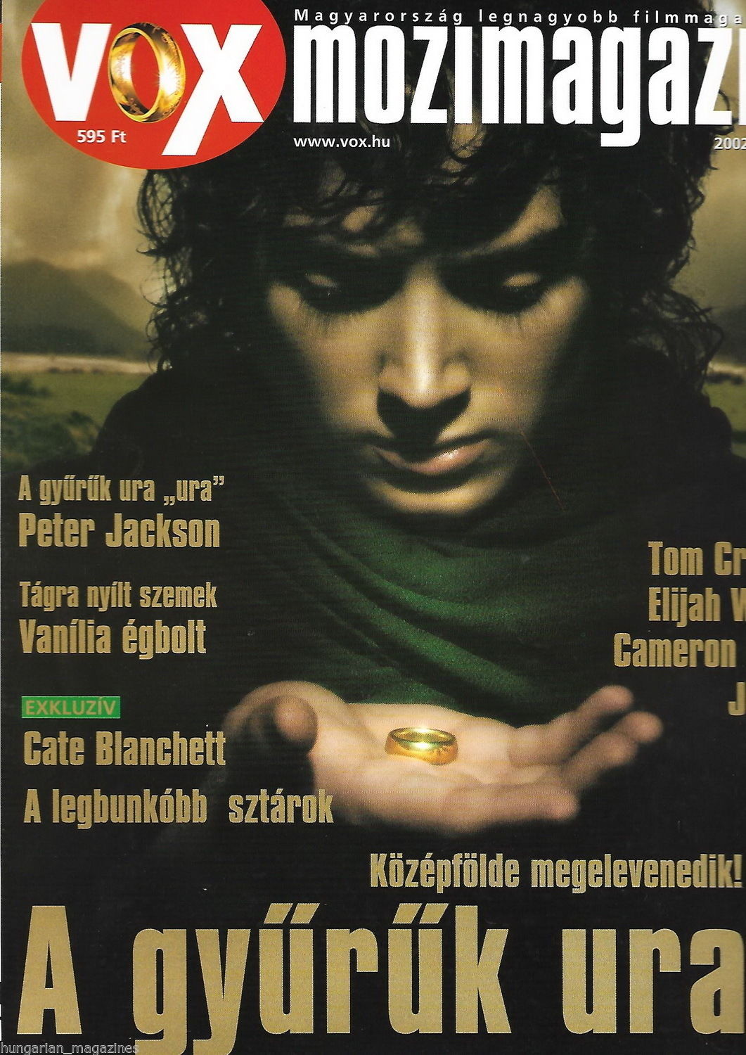 VOX (HU) magazine side cover Issue 57 January 2002