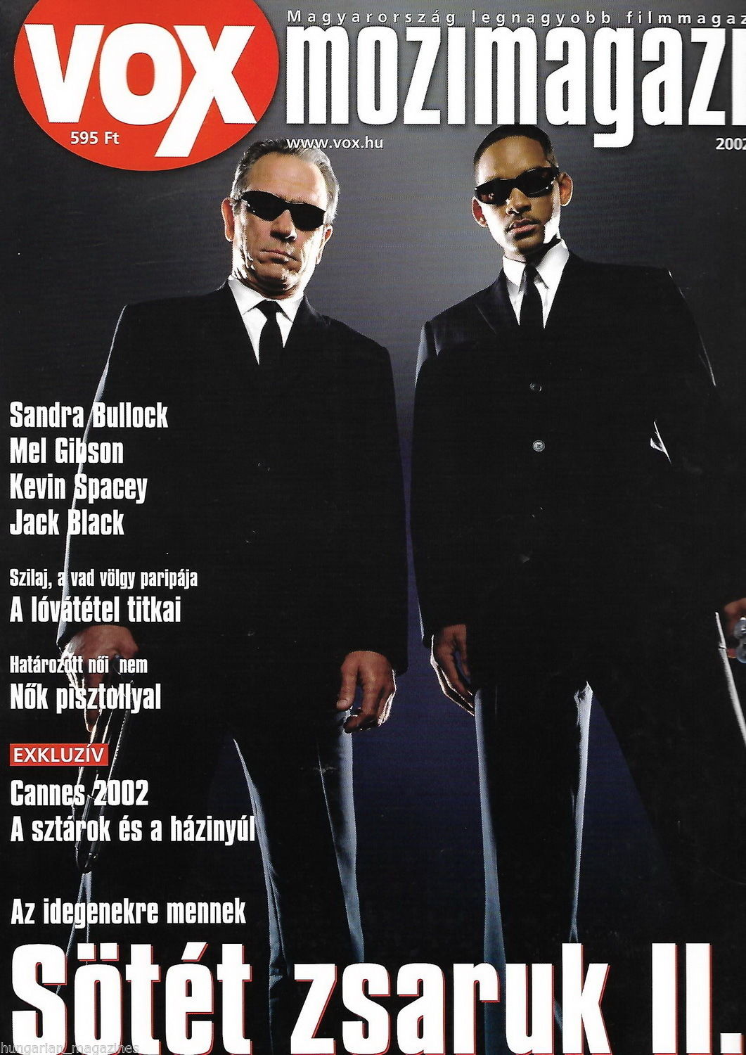VOX (HU) magazine side cover Issue 63 July 2002