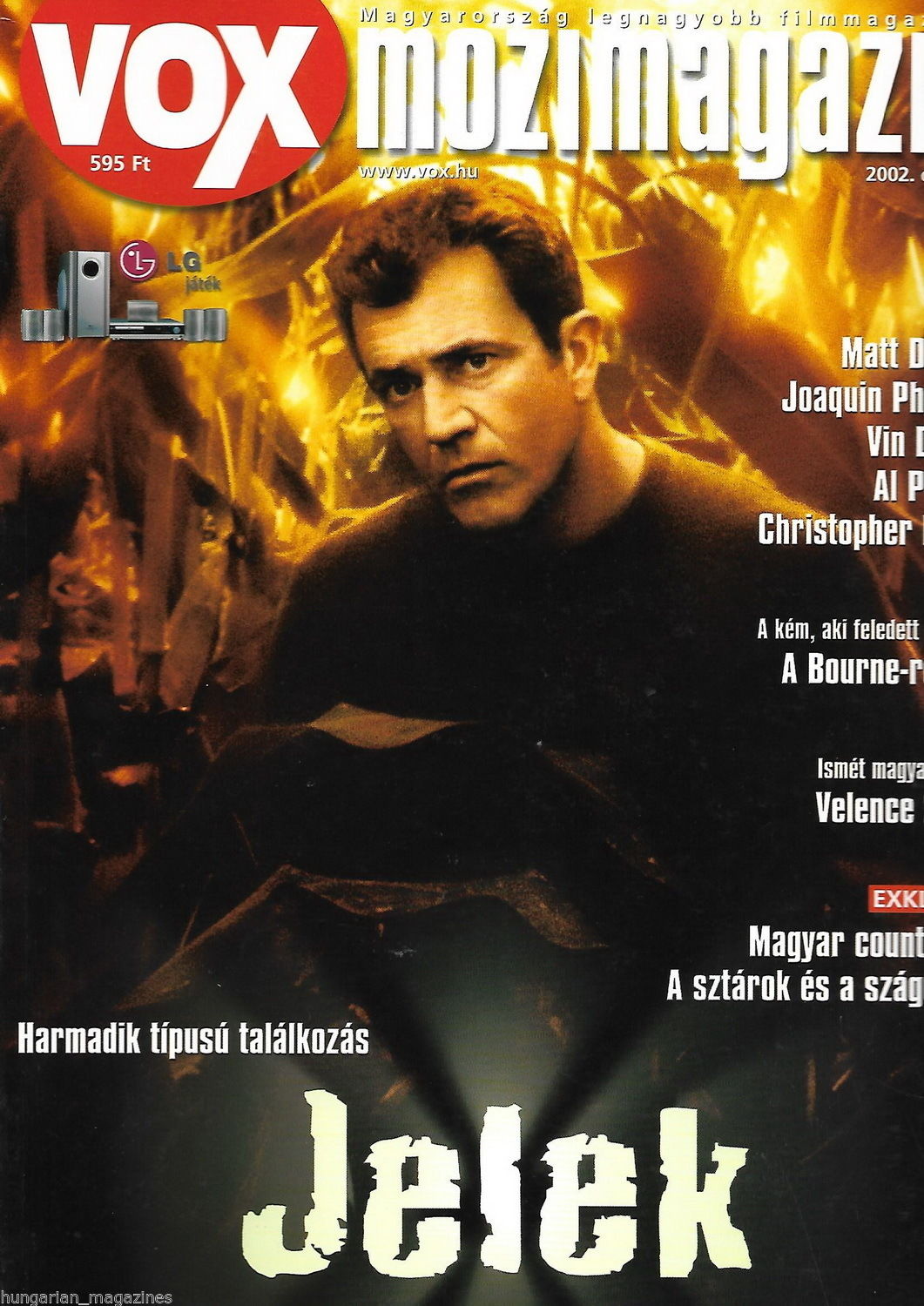 VOX (HU) magazine side cover Issue 66 October 2002