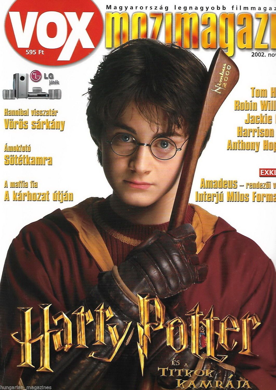 VOX (HU) magazine side cover Issue 67 November 2002