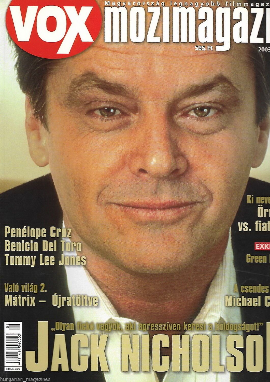VOX (HU) magazine side cover Issue 74 June 2003