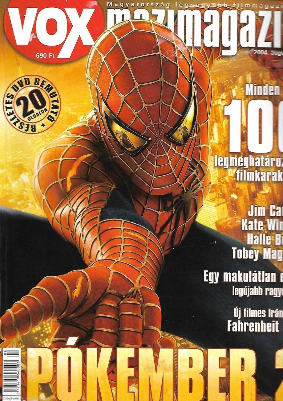 VOX (HU) magazine side cover Issue 88 August 2004