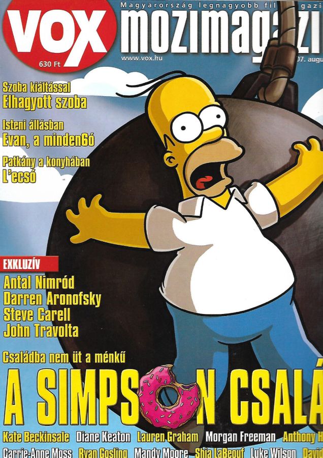 VOX (HU) magazine side cover Issue 124 August 2007