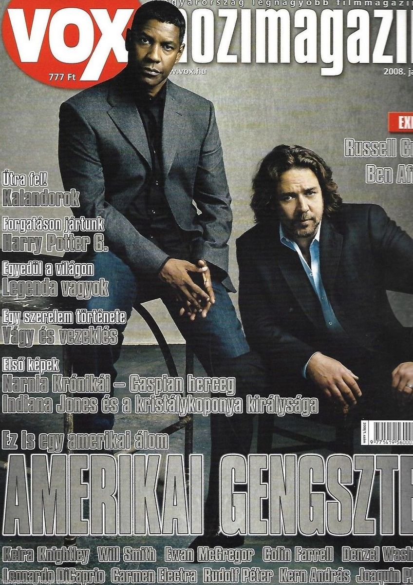 VOX (HU) magazine side cover Issue 129 January 2008