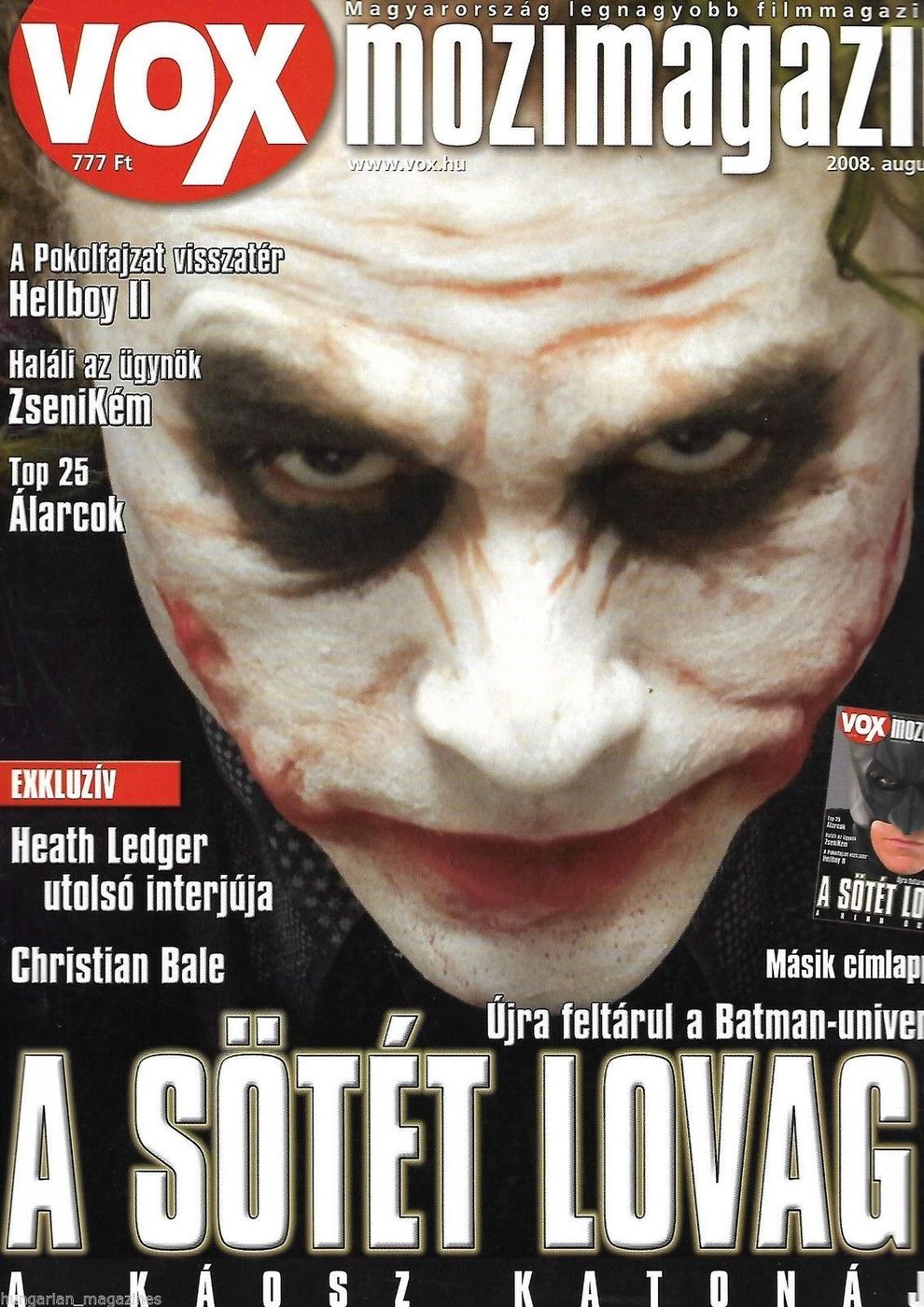 VOX (HU) magazine side cover Issue 136 August 2008