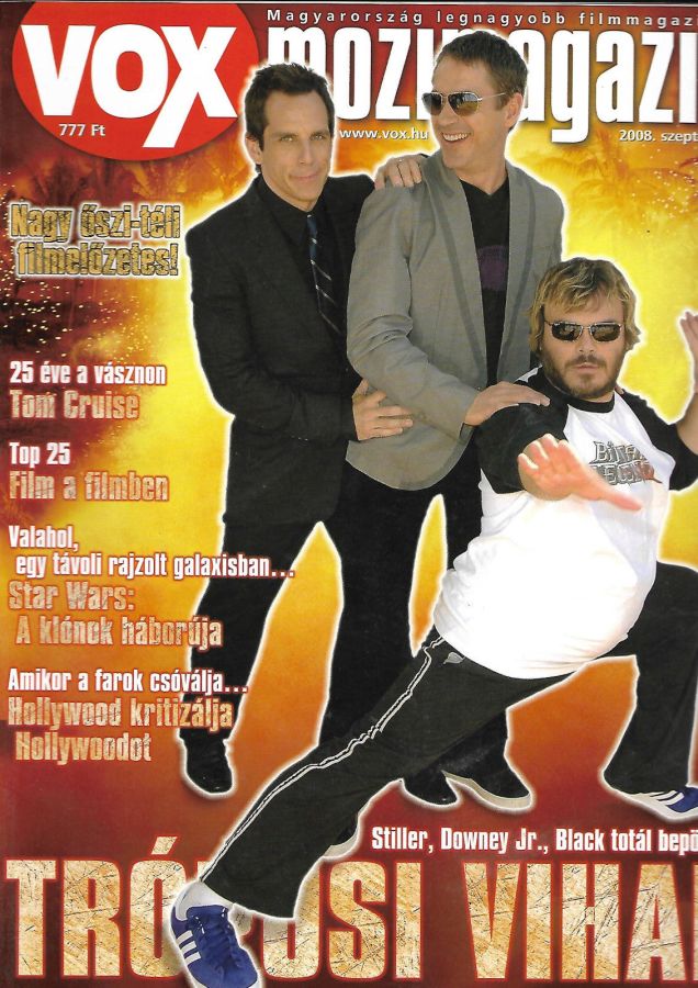 VOX (HU) magazine side cover Issue 137 September 2008